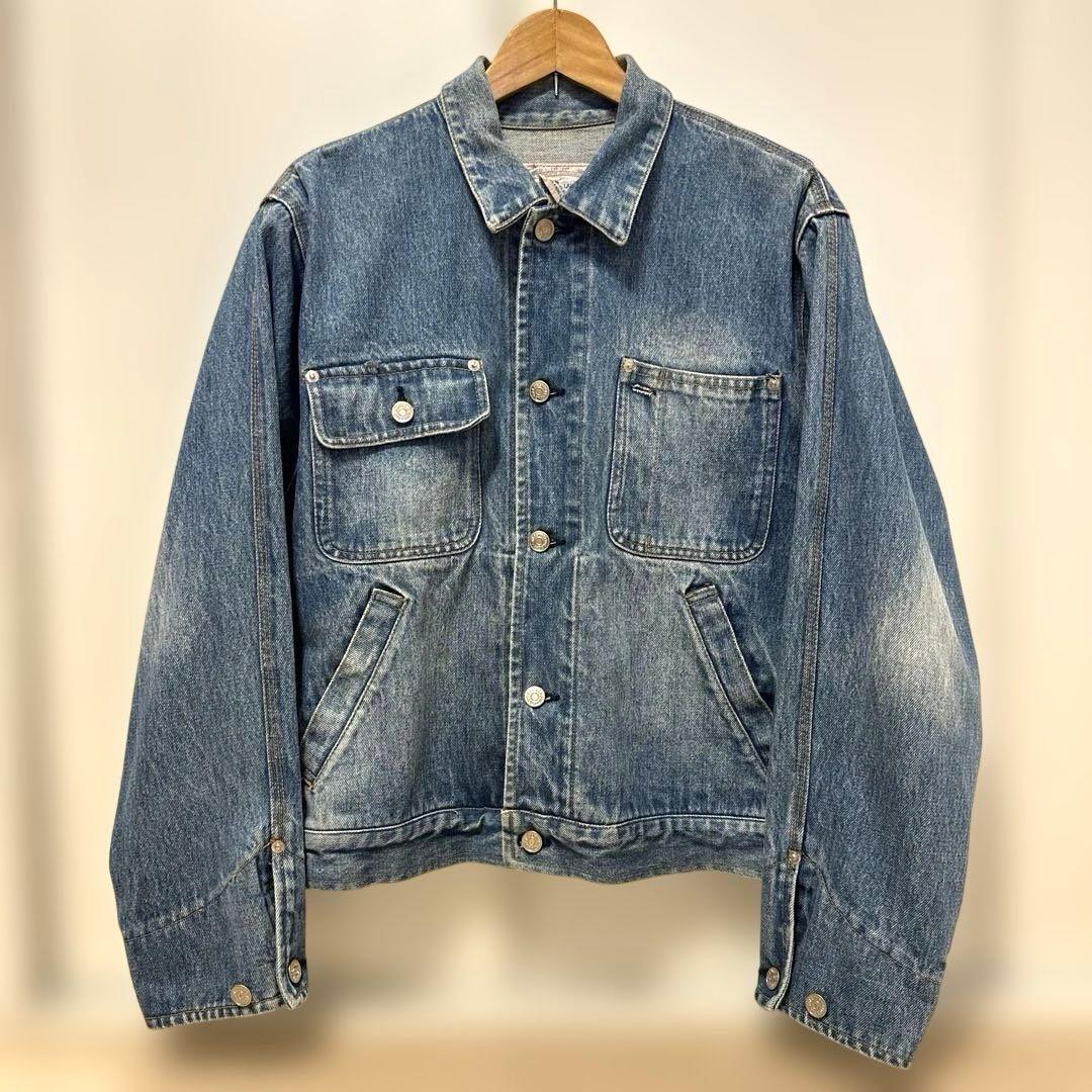 【希少】POLO RALPH LAUREN 星条旗デニムジャケット 90s白タグ
