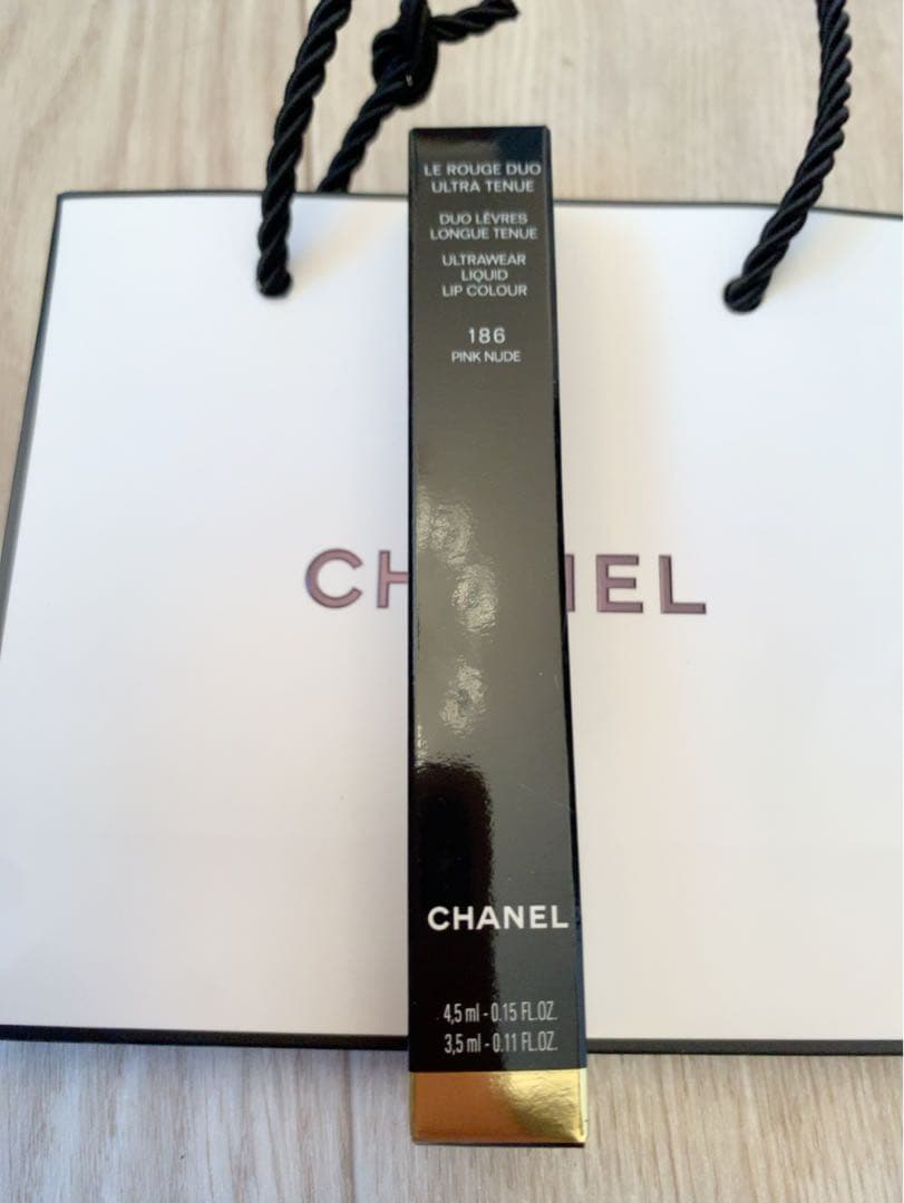 【新品】CHANEL ルルージュ デュオウルトラトゥニュ　186 ピンク ヌード