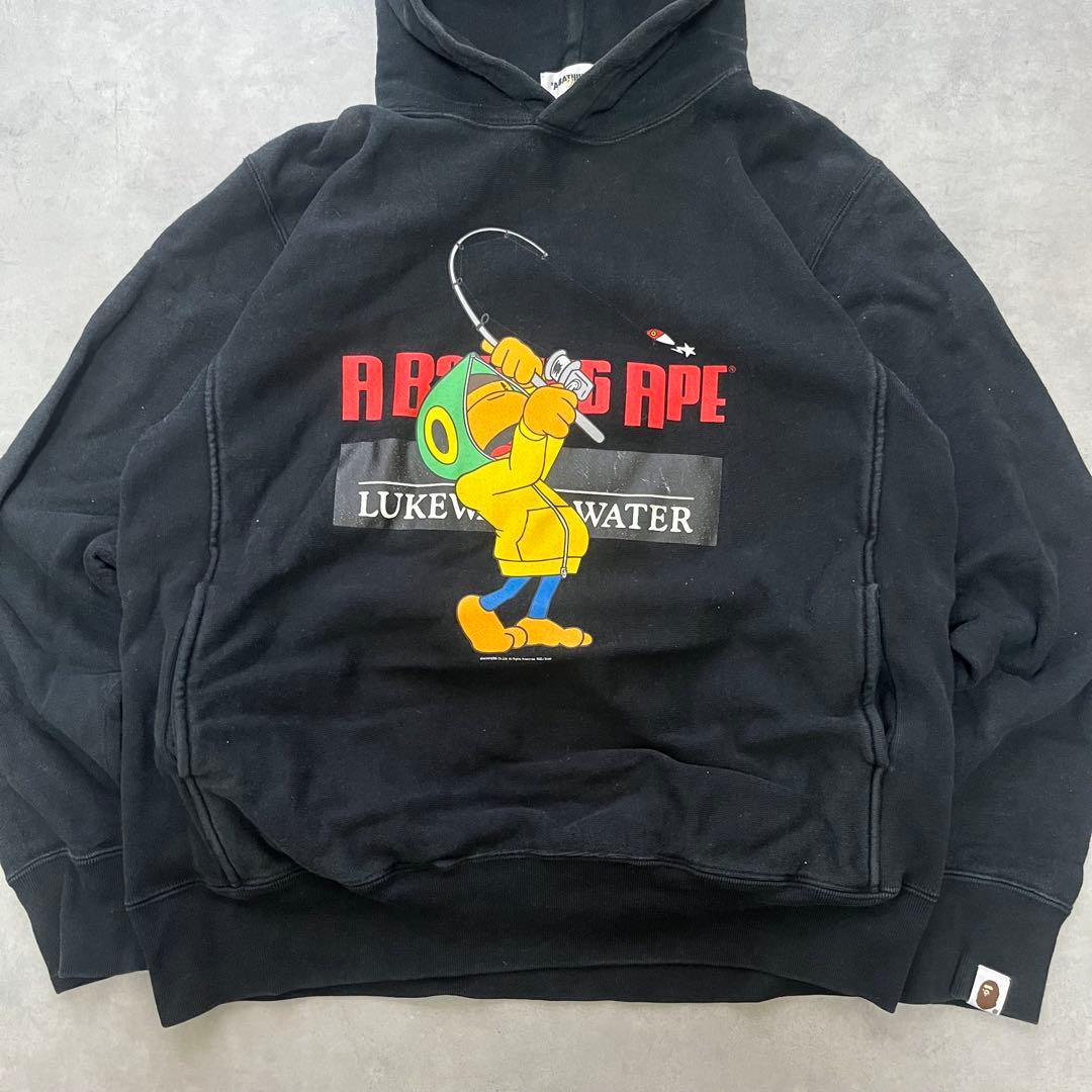 00s アベイシングエイプ パーカー S BAPE ストリート ape 短丈