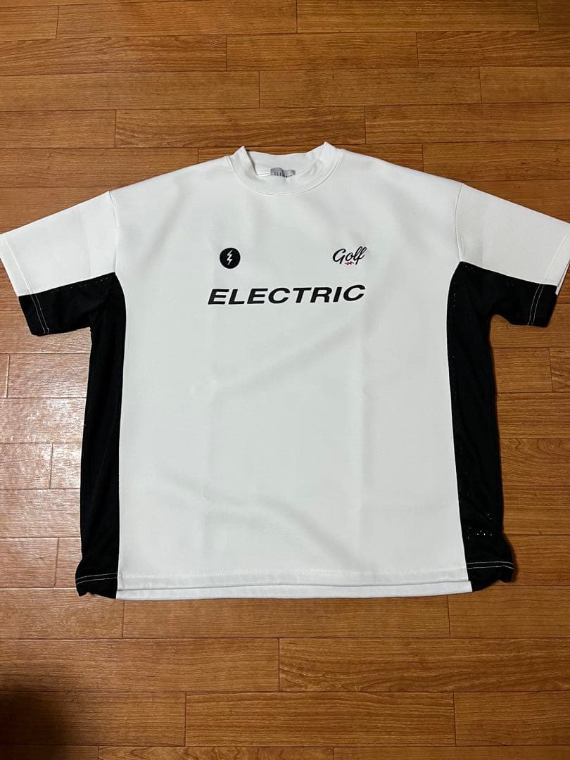 Electric golf モックネックシャツ　ドローコード付