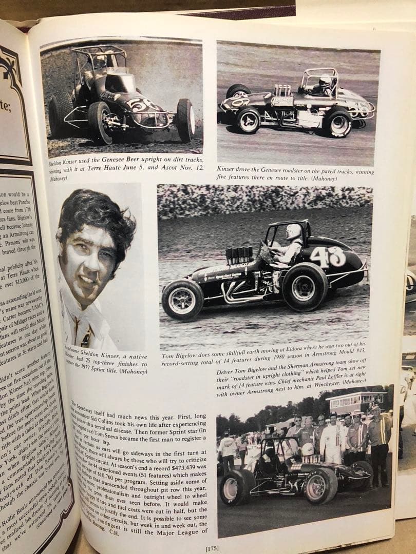 洋書 USAC Sprint History 1956-1980