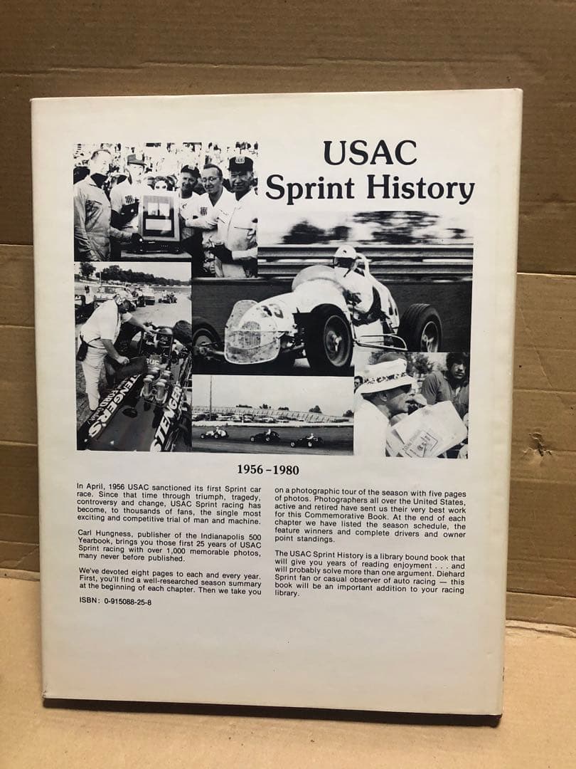 洋書 USAC Sprint History 1956-1980