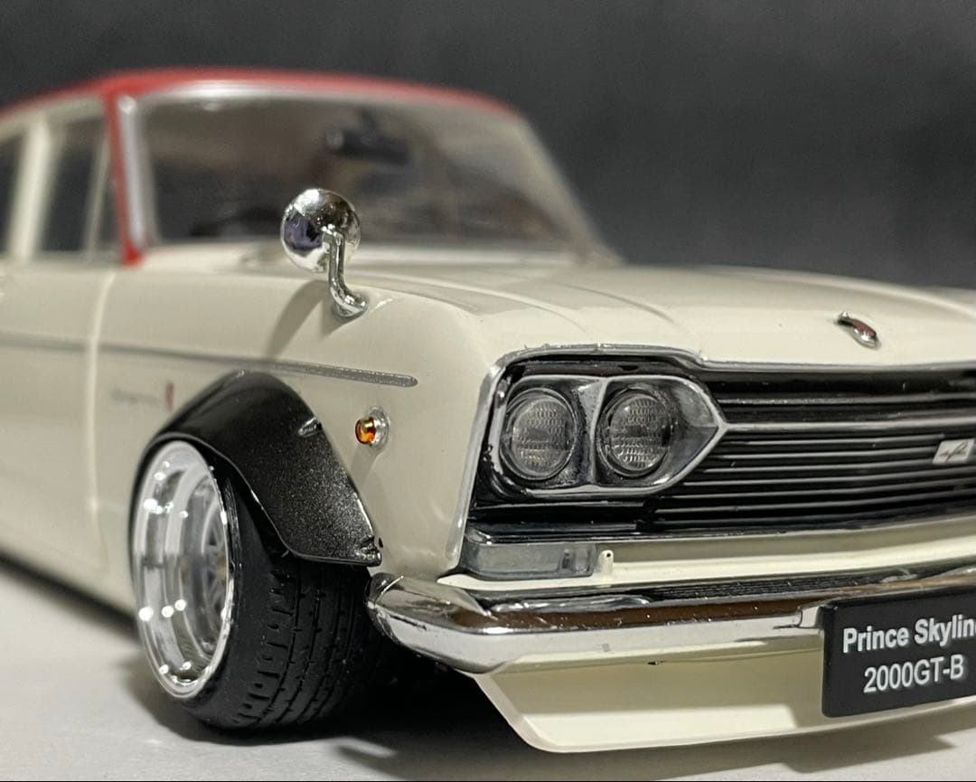 1/24 アシェット 国産名車 プリンス スカイライン 改造車 カスタム 旧車