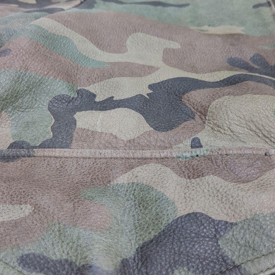 R　HAZE LTD カモフラージュレザージャケット