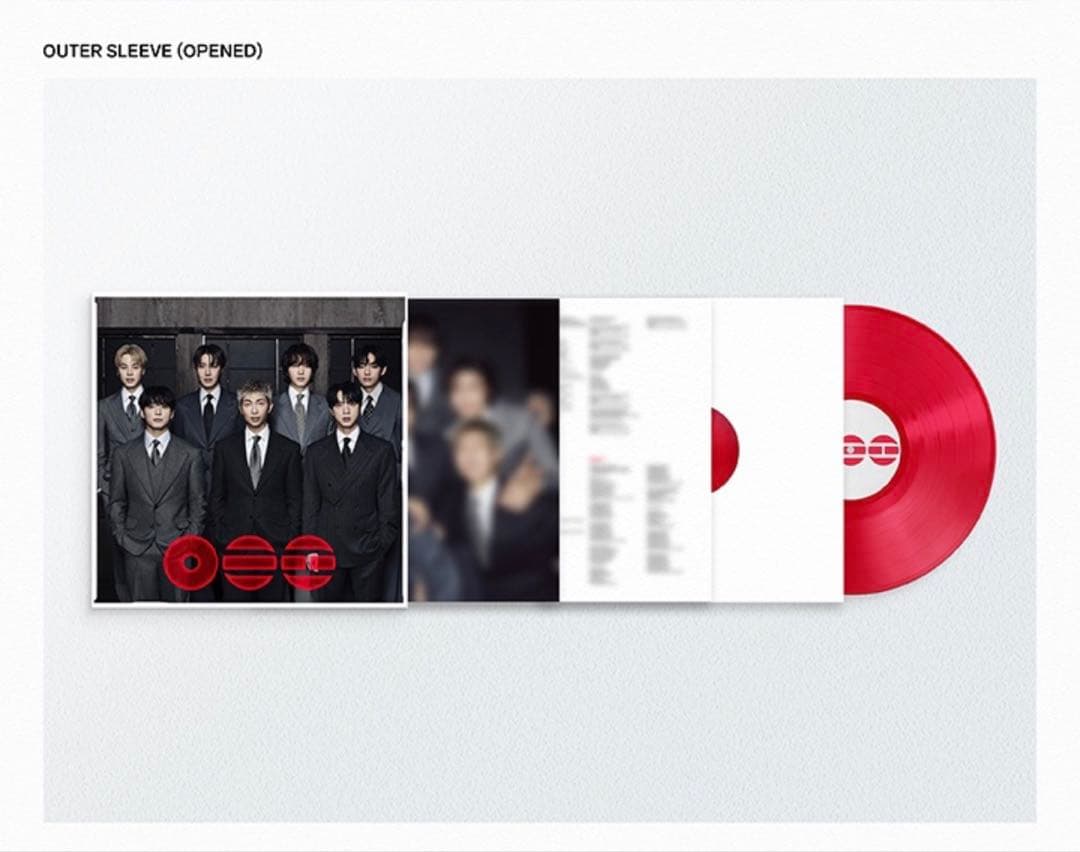 洋楽 BTS ARIRANG Standard Vinyl Group Red