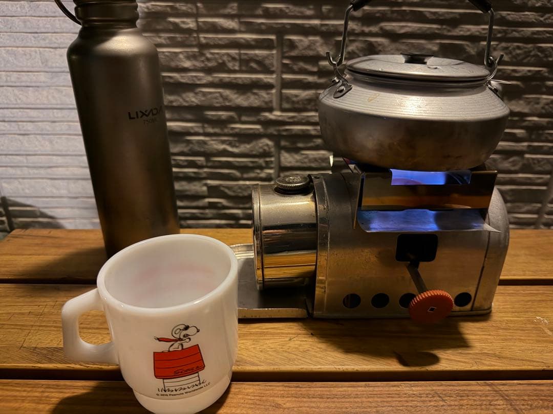 ピジョン　イグナス　超激レアガソリンストーブ　稼働品　好調　サイレントバーナー
