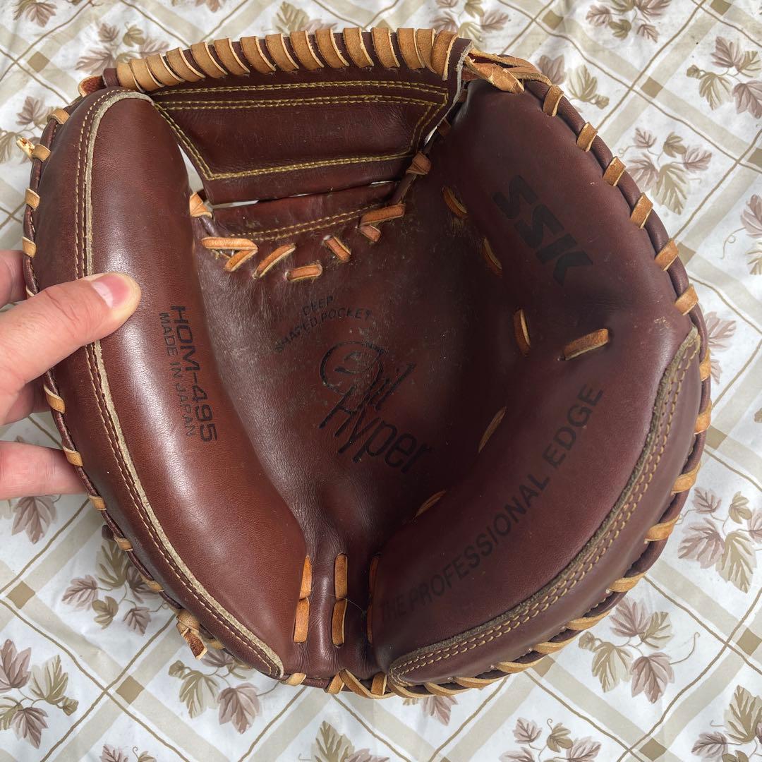 SSK 軟式用キャッチャーミット ミズノプロ 硬式用内野用グラブ 右投セット販売
