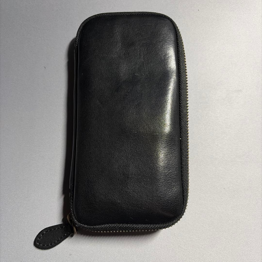 【中古】&Liebe アンドリーベ 文具にこだわる人のジップペンケース ブラック