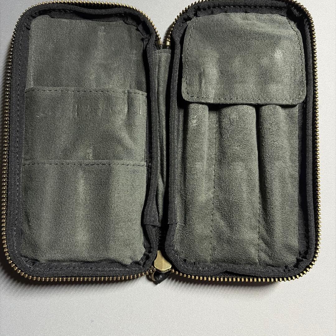 【中古】&Liebe アンドリーベ 文具にこだわる人のジップペンケース ブラック
