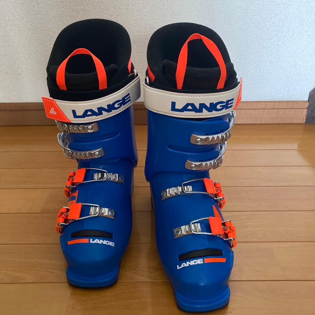 LANGE 子ども用スキーブーツ 青　23.5cm