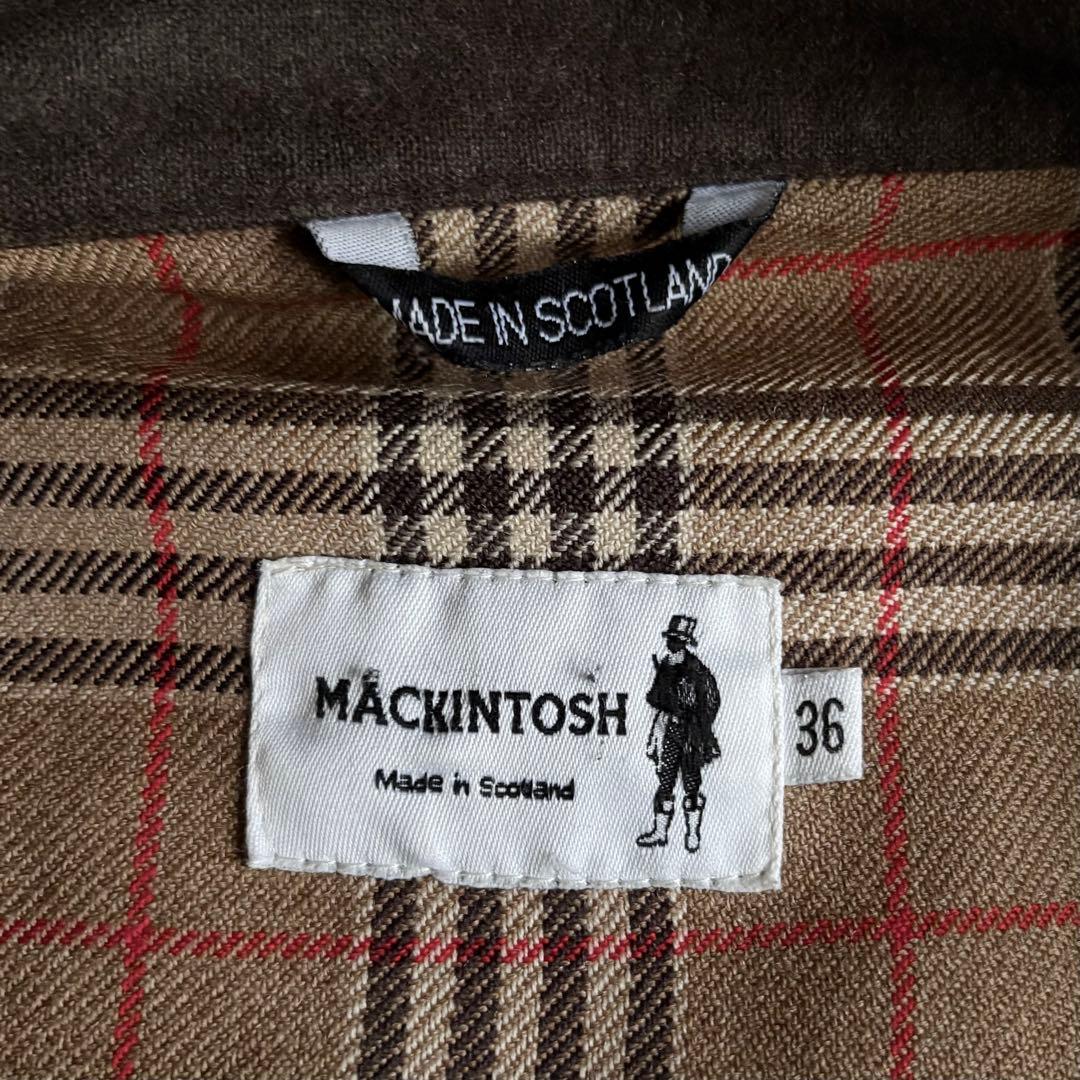 【Mackintosh】モーターサイクルジャケット　ウール　スコットランド製