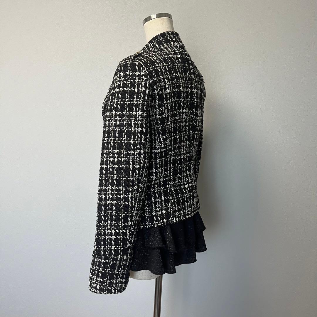 ナポレオン ジャケット ツイード ダークコア y2k 海外ガール ゴシック 軍服