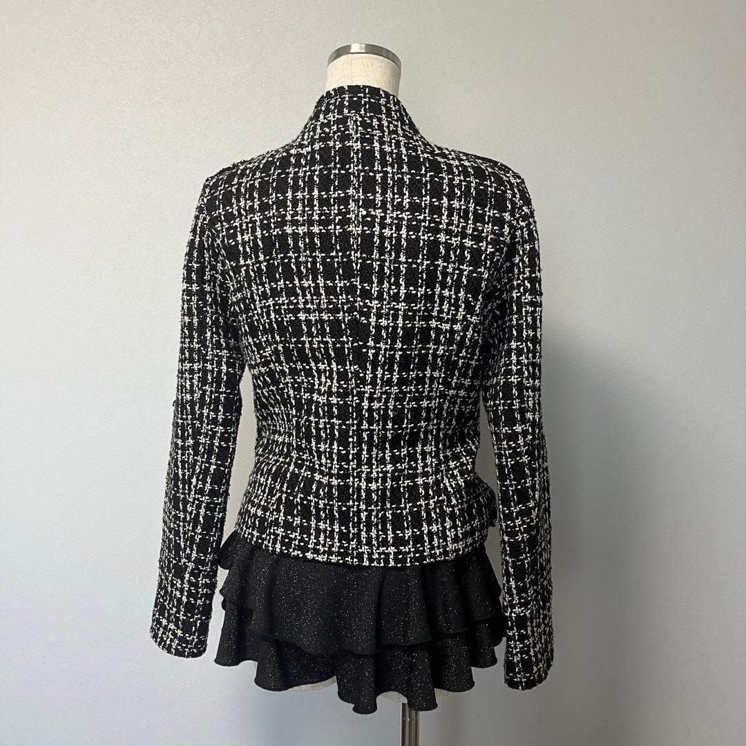 ナポレオン ジャケット ツイード ダークコア y2k 海外ガール ゴシック 軍服