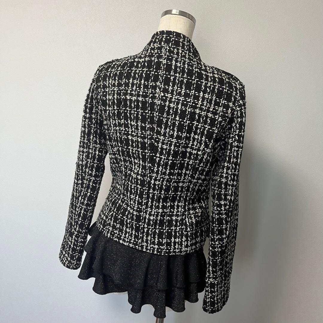 ナポレオン ジャケット ツイード ダークコア y2k 海外ガール ゴシック 軍服