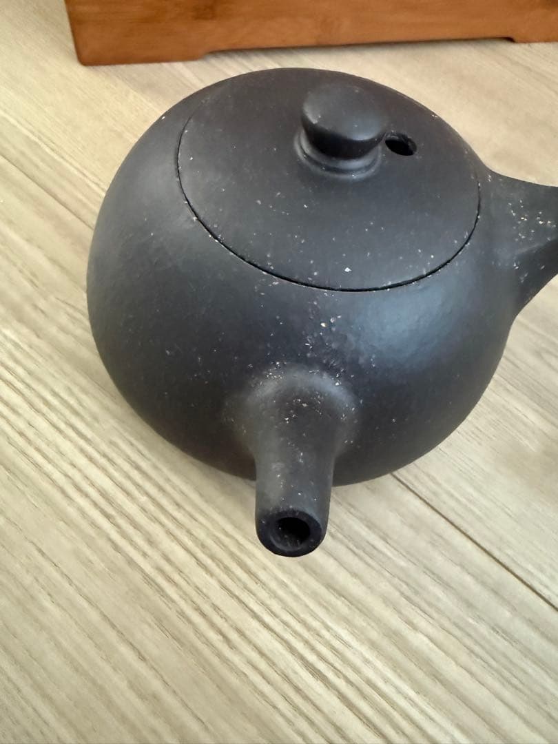直火急須　土瓶 中国茶 未使用　木箱入り