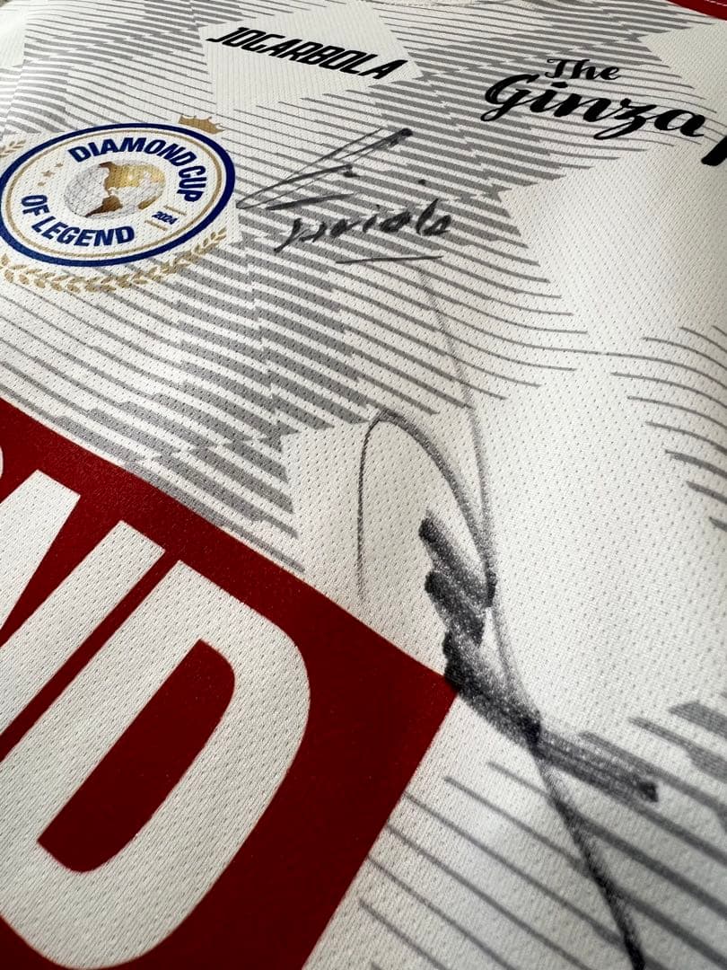 DIAMOND サイン入りシャツ Kaká,Dida Saviola直筆サイン