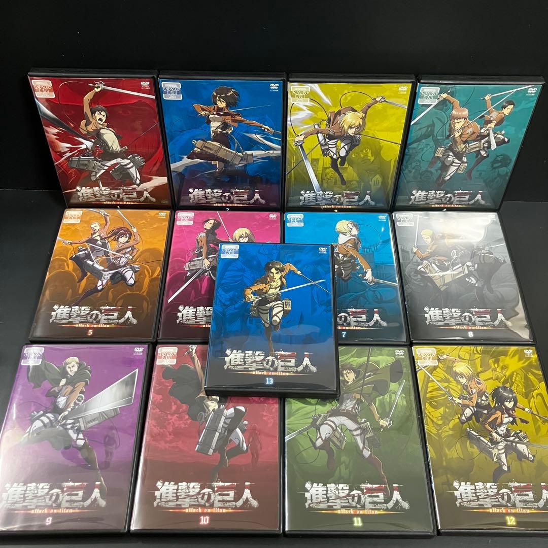 【新品ケース収納】 進撃の巨人 シーズン1-ファイナル DVD 全巻完結セット
