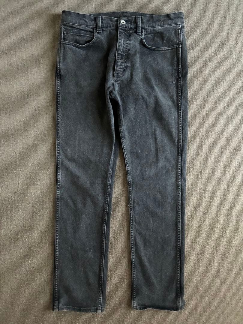 TAPERED SLIM STRAIGHT BLACK DENIMロンハーマン
