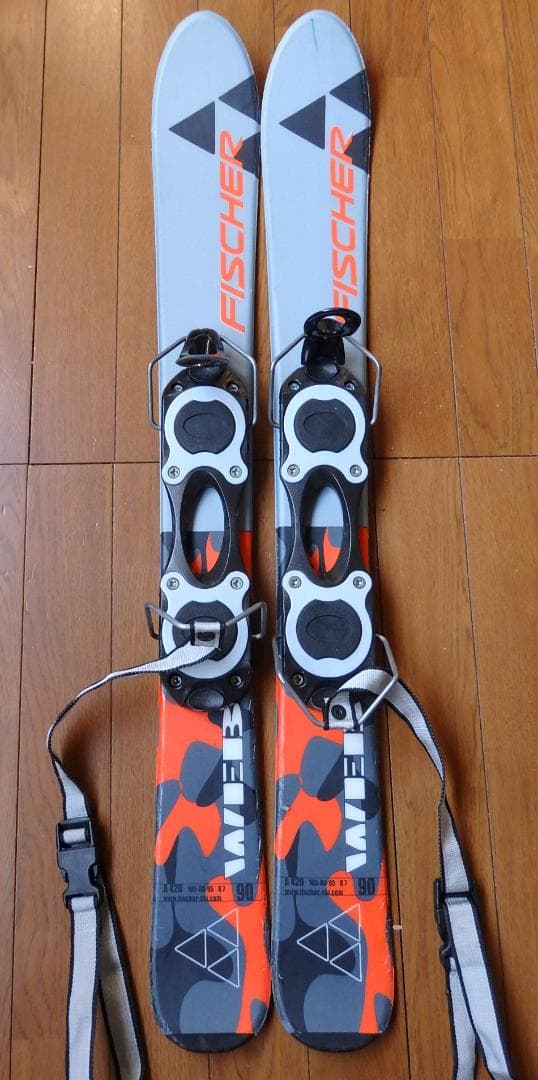 FISCHER,KASTLE　板90ｃｍ、ブーツ約25.0～25.5ｃｍ