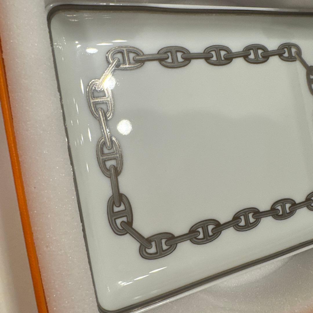 HERMES チェーンモチーフ 陶器の皿