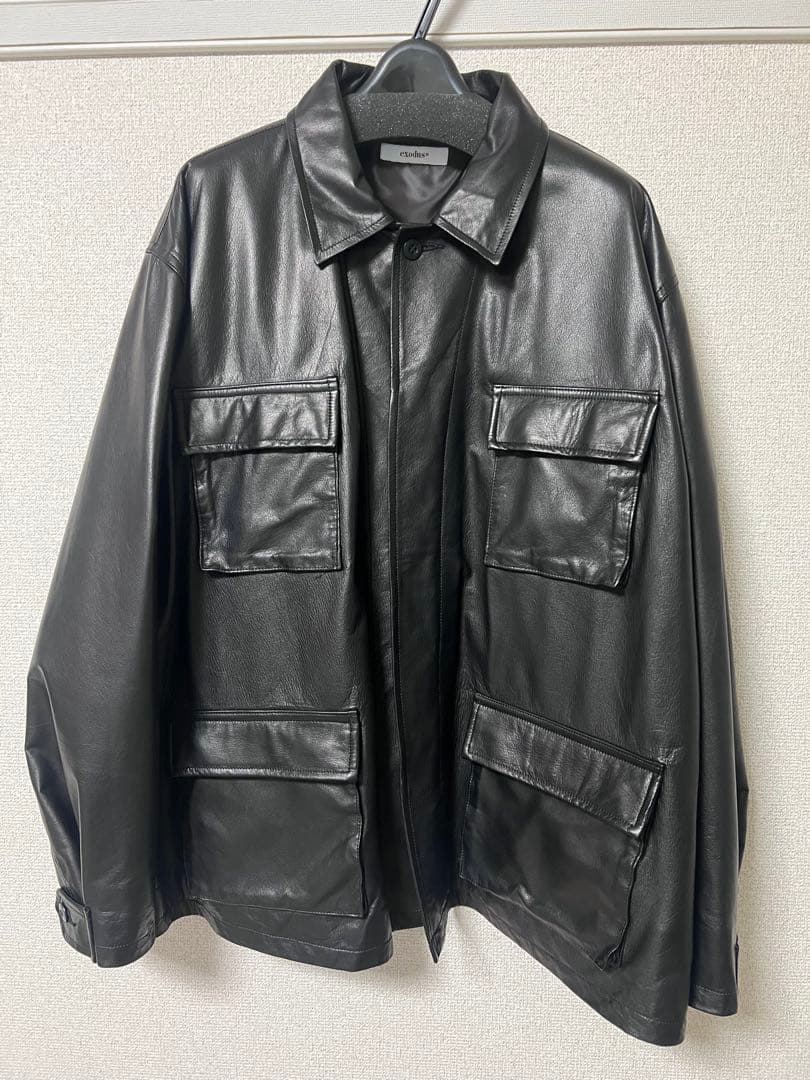 exodus BDU LEATHER JACKET エクソダス レザージャケット