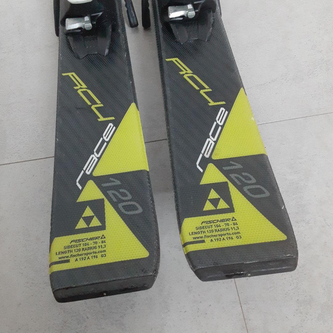 FISCHER フィッシャー RC4 RACE ジュニア スキーセット120cm