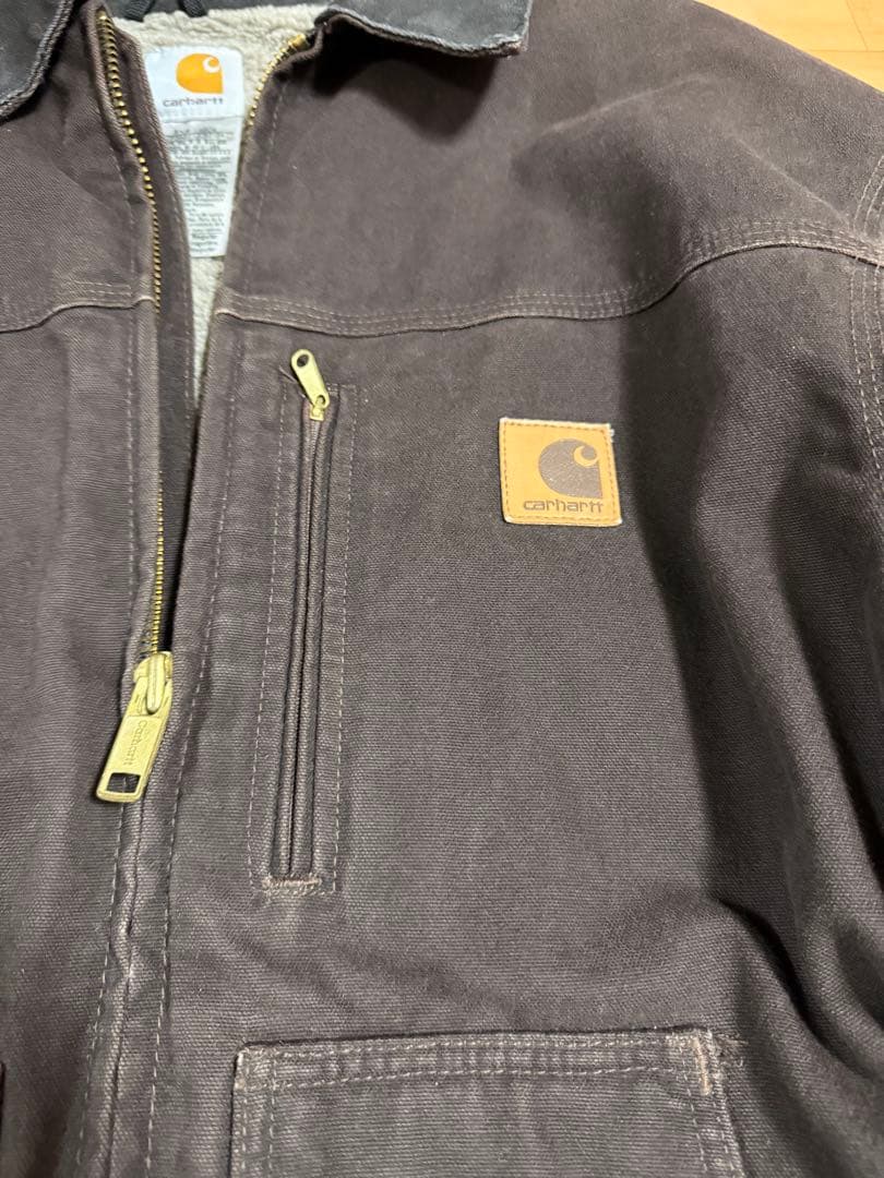 Carhartt カーハートブラウン ダックジャケット デトロイトジャ