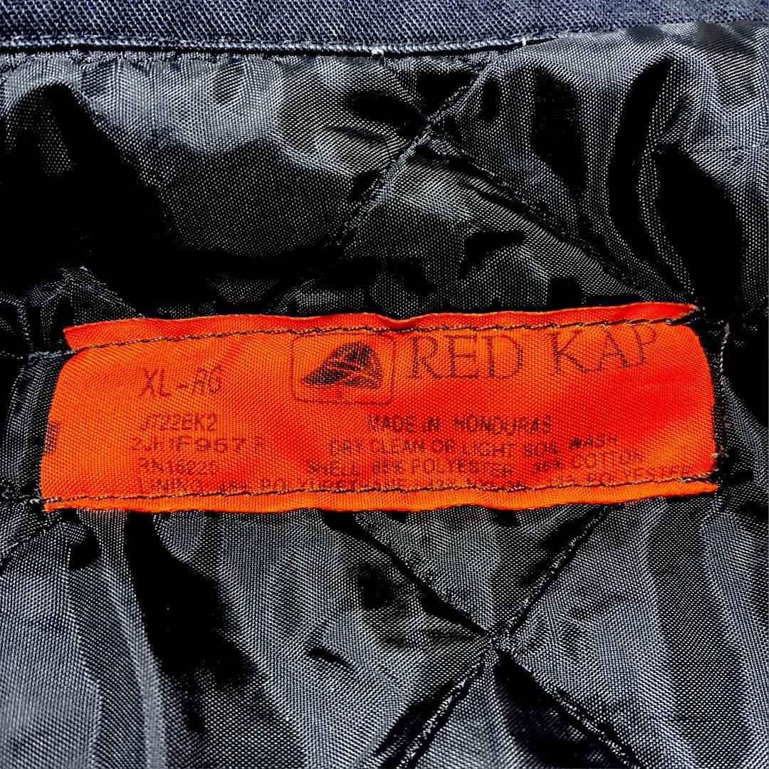 RED KAP Dropkick Murphys刺繍ワークジャケット黒 XL中綿