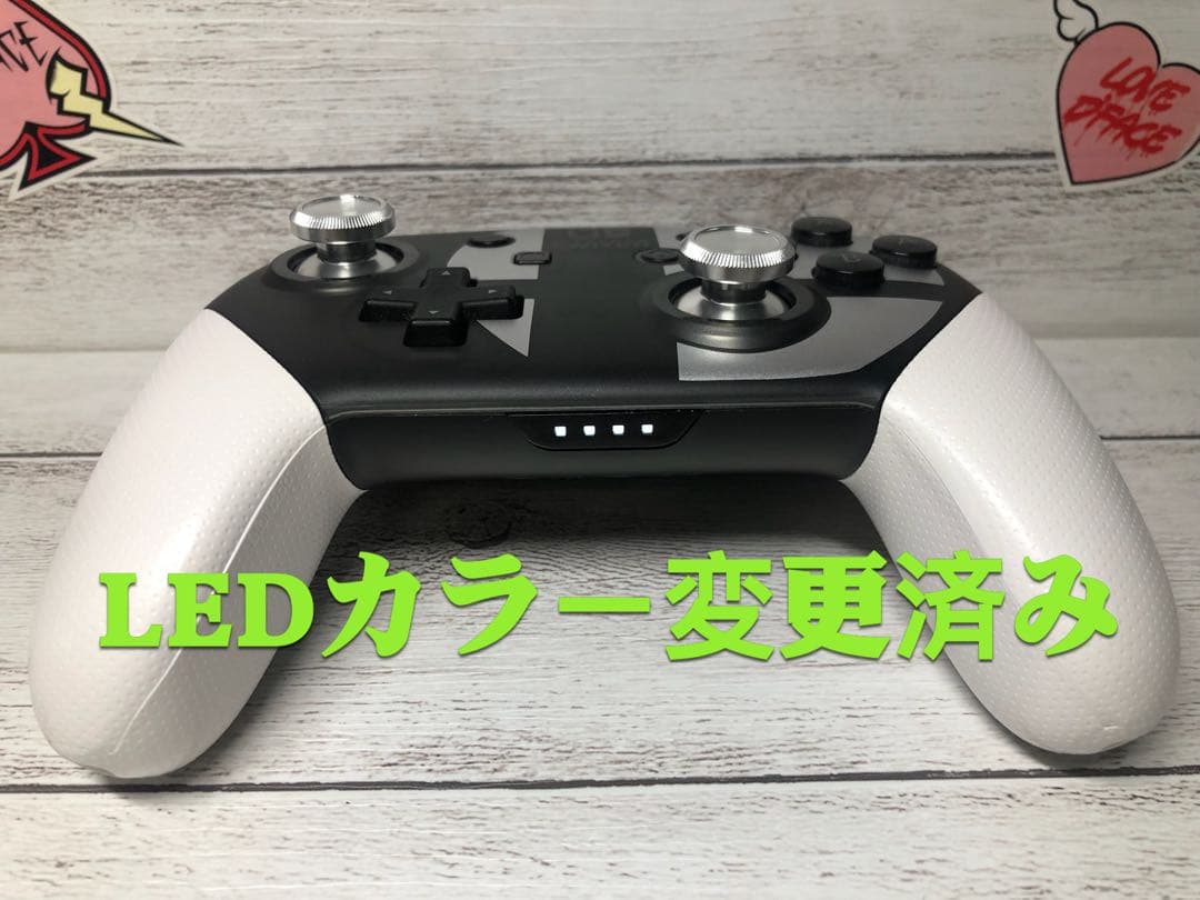 67【超人気カラー&LEDカスタム】switchpro 大乱闘　完動品 超美品