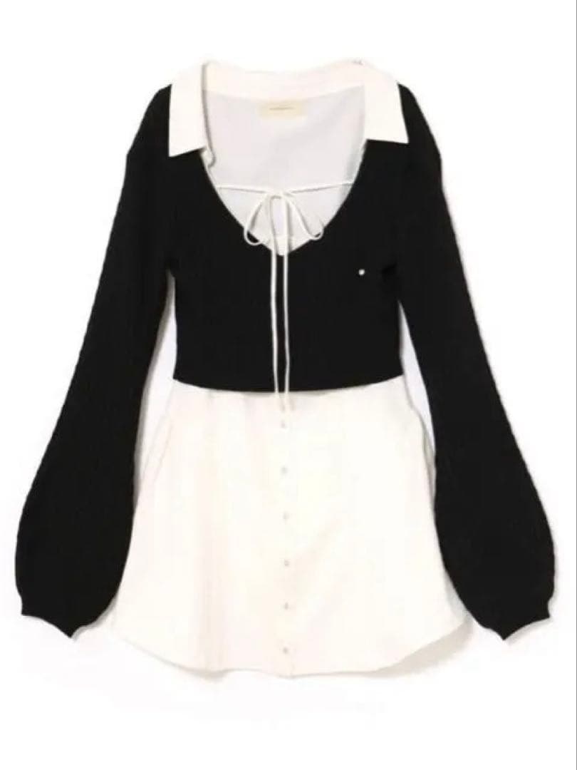 ワンピース Rio blouse set dress Black