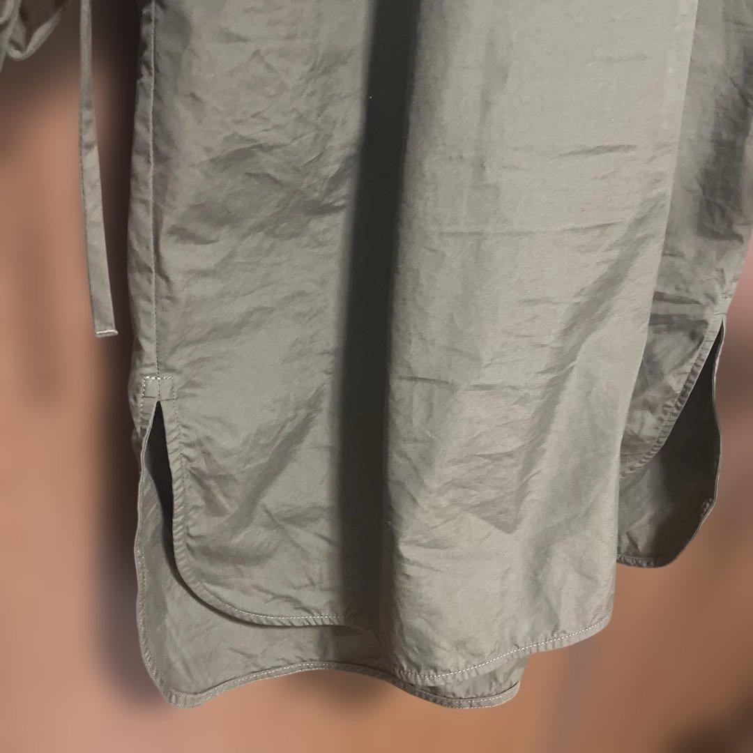 MaxMara カーキシャツワンピース 38