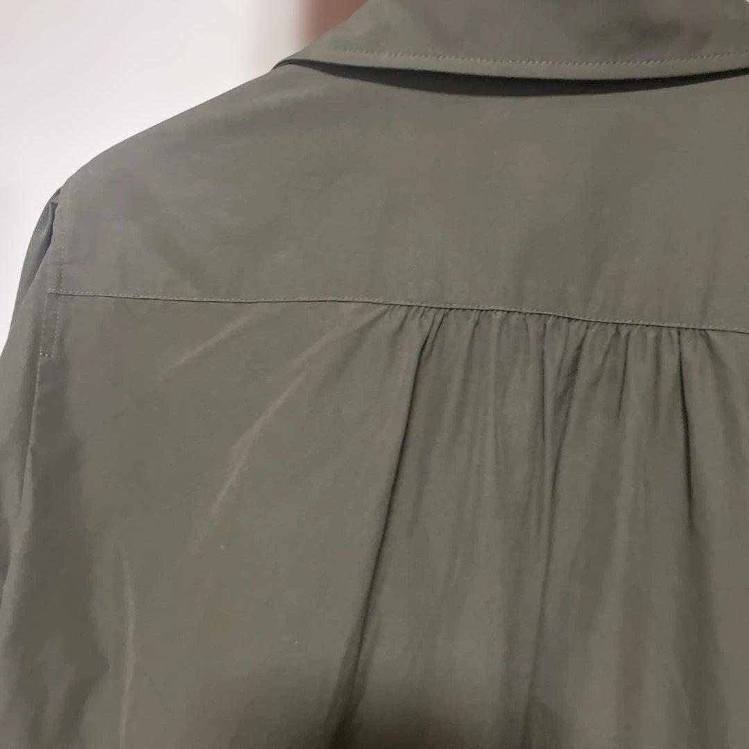MaxMara カーキシャツワンピース 38