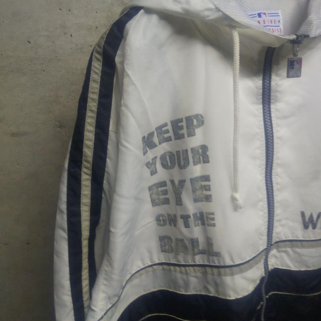 80s 90s MLB ホワイトソックス ナイロンパーカー オフィシャル SSK