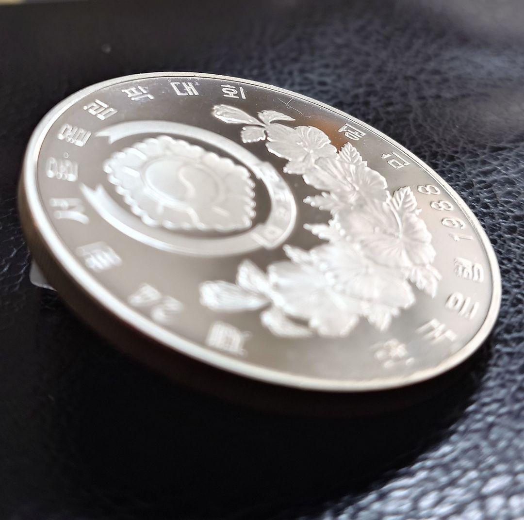 1988年 韓国銀貨 10000ウォン ソウルオリンピックSV925 33.4g