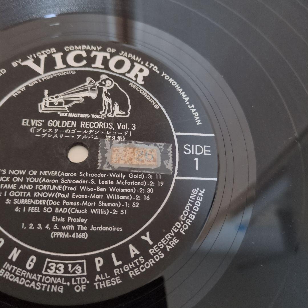 洋楽 ELVIS PRESLEY/GOLDEN RECORDS VOL. 3