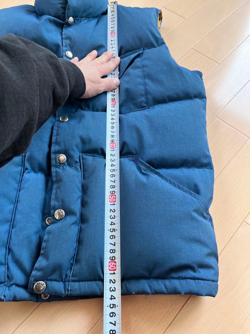 70s 80s THE NORTH FACE ダウンベスト 茶タグ　Mサイズ