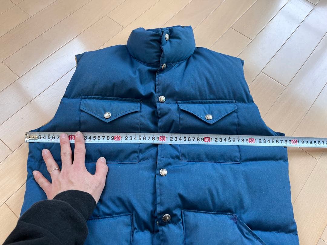 70s 80s THE NORTH FACE ダウンベスト 茶タグ　Mサイズ