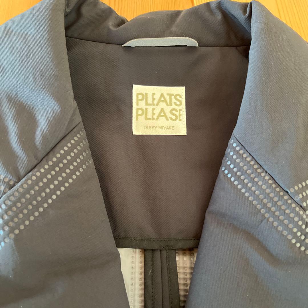PLEATS PLEASE ブラックジャケット コート　サイズ3
