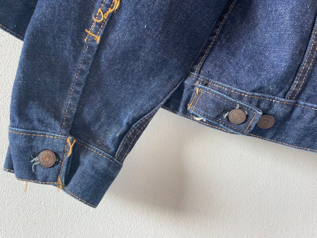極美品◎真っ紺 ビッグE 60s Levis 70505 デニムJkt 38？◎