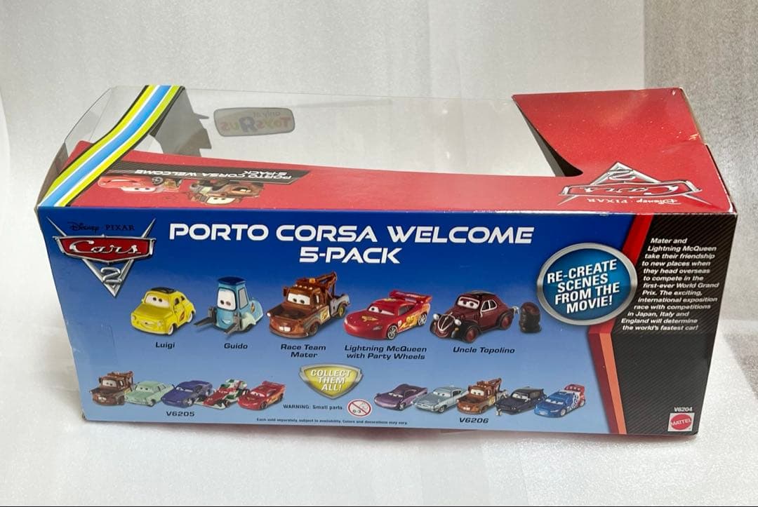 マテル　カーズ　Porto Corsa Welcome 5-Packミニカー