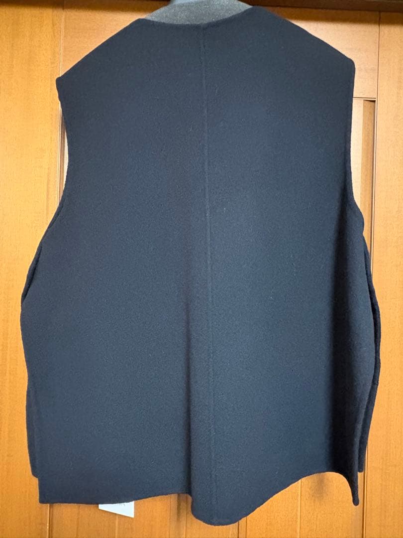 みんと 　OHGA オーガ WOOL VEST ウール ベスト ブラック