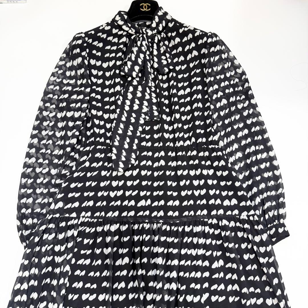 【美品✨】ダイアグラム　ハートキカプリントワンピース　38 2024年