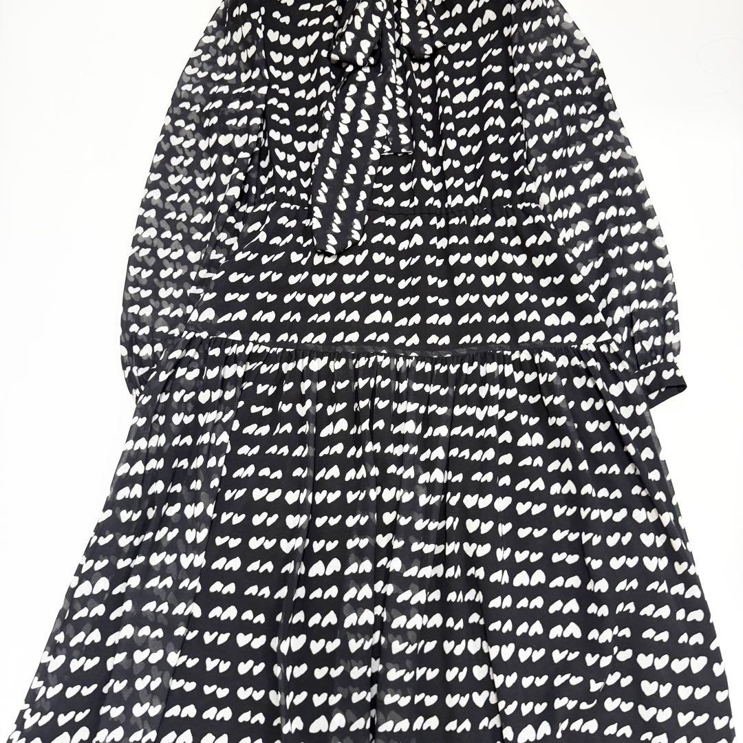 【美品✨】ダイアグラム　ハートキカプリントワンピース　38 2024年