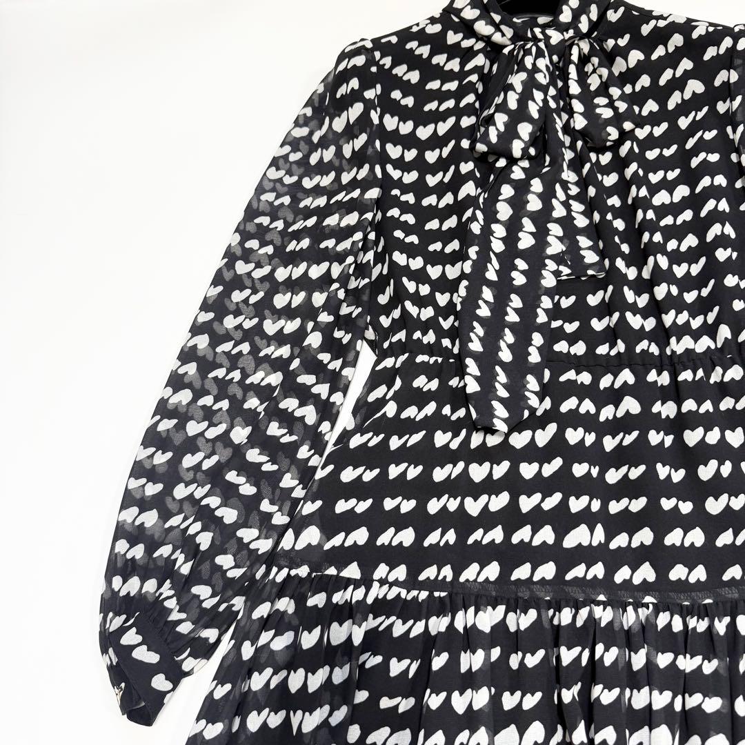 【美品✨】ダイアグラム　ハートキカプリントワンピース　38 2024年
