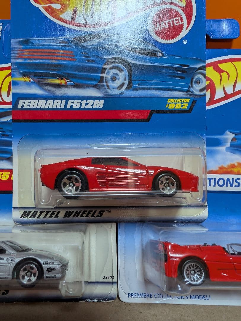 ★ 「希少!」 ホットウィール フェラーリ ３台セット F512 F50 ★