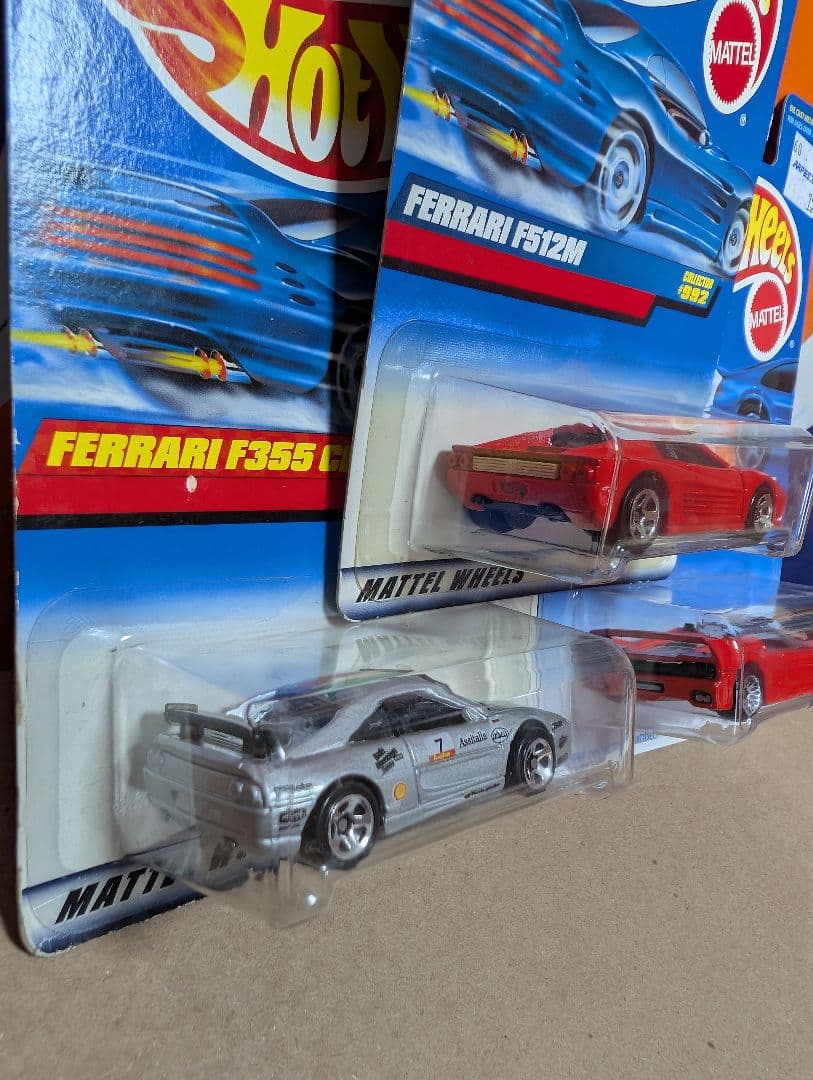 ★ 「希少!」 ホットウィール フェラーリ ３台セット F512 F50 ★