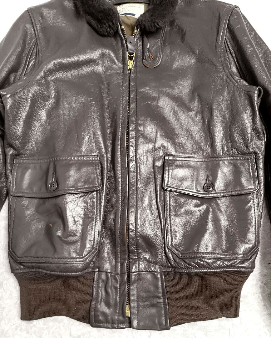 極美品 80s type G-１米軍実物 42 ダークブラウン ORCHARD
