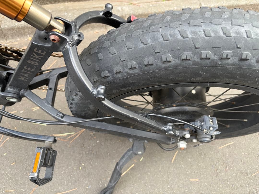 正常動作　mate 250 電動自転車 ブラック　メイトMATE X BIKE