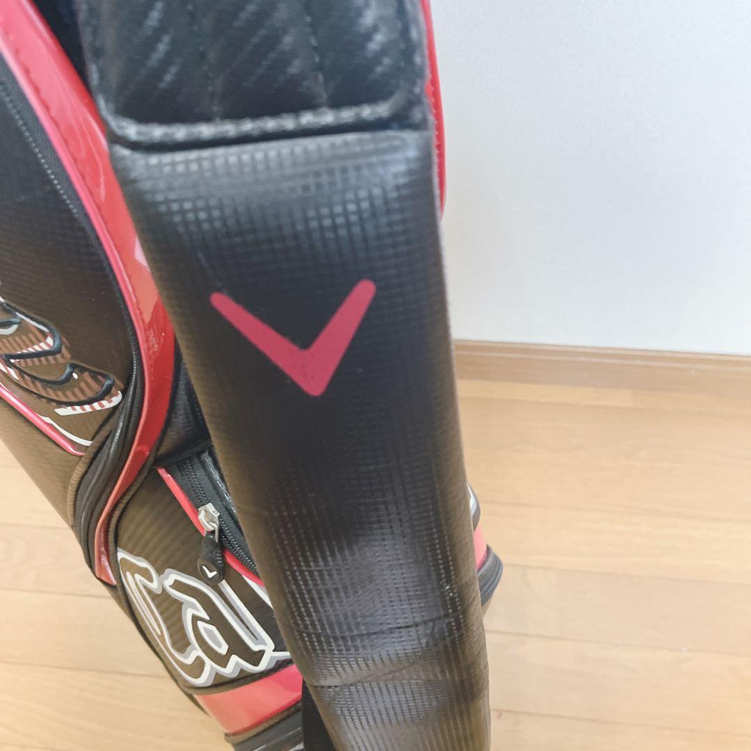 K168 Callaway キャロウェイ キャディバッグ 黒赤