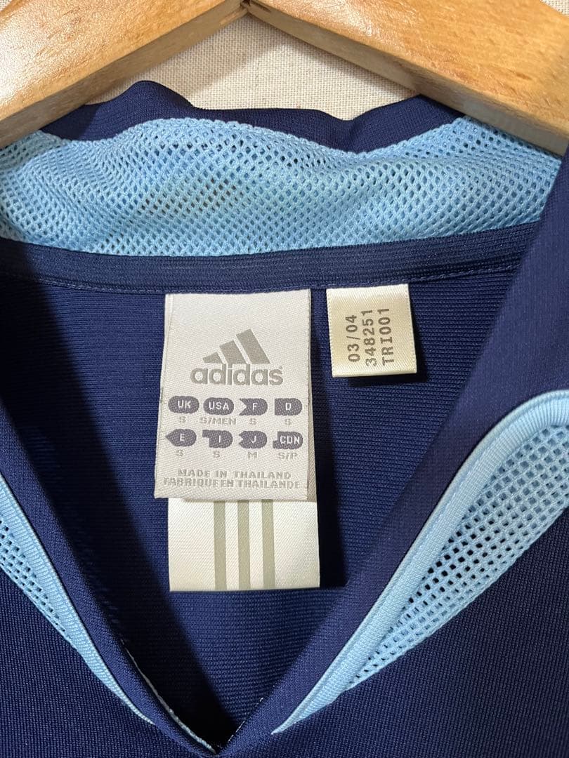 古着 アルゼンチン代表 ユニフォーム adidas 04-05 メッシ サッカー